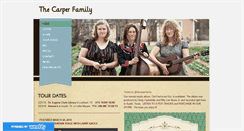 Desktop Screenshot of carperfamilyband.com